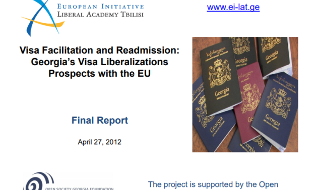Visa Facilitation and Readmission: Georgia’s Visa Liberalizations Prospects with the EU